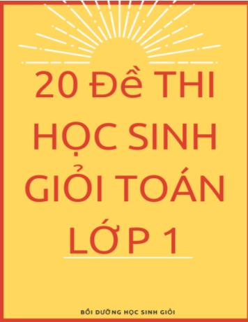 20 Đề thi học sinh giỏi Toán Lớp 1